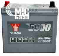 Аккумуляторы Аккумулятор  Yuasa  Silver High Performance Battery Japan  [YBX5057] 6СТ-50 Ач L EN450 А 238x129x223 мм